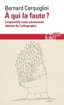 Essai, francophone, Bernard Cerquiglini, Folio, Jean-Pierre Longre