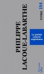 Essai, philosophie, musique, francophone, Philippe Lacoue-Labarthe, Christian Bourgois éditeur, Jean-Pierre Longre